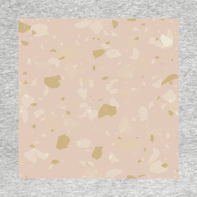 Modern Terrazzo / Vintage Gold by matise